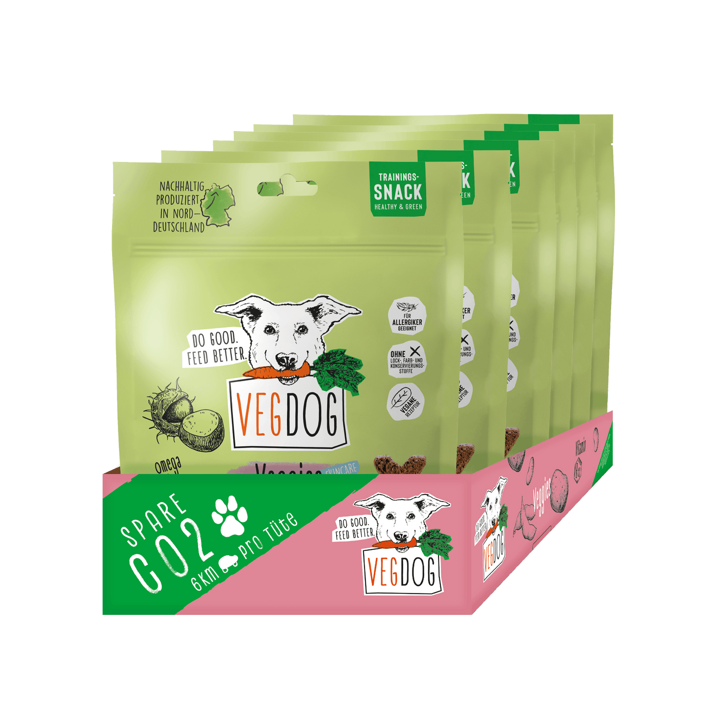 VEGGIES huidverzorging 125g - VEGDOG - VeganHondenvoer.nl