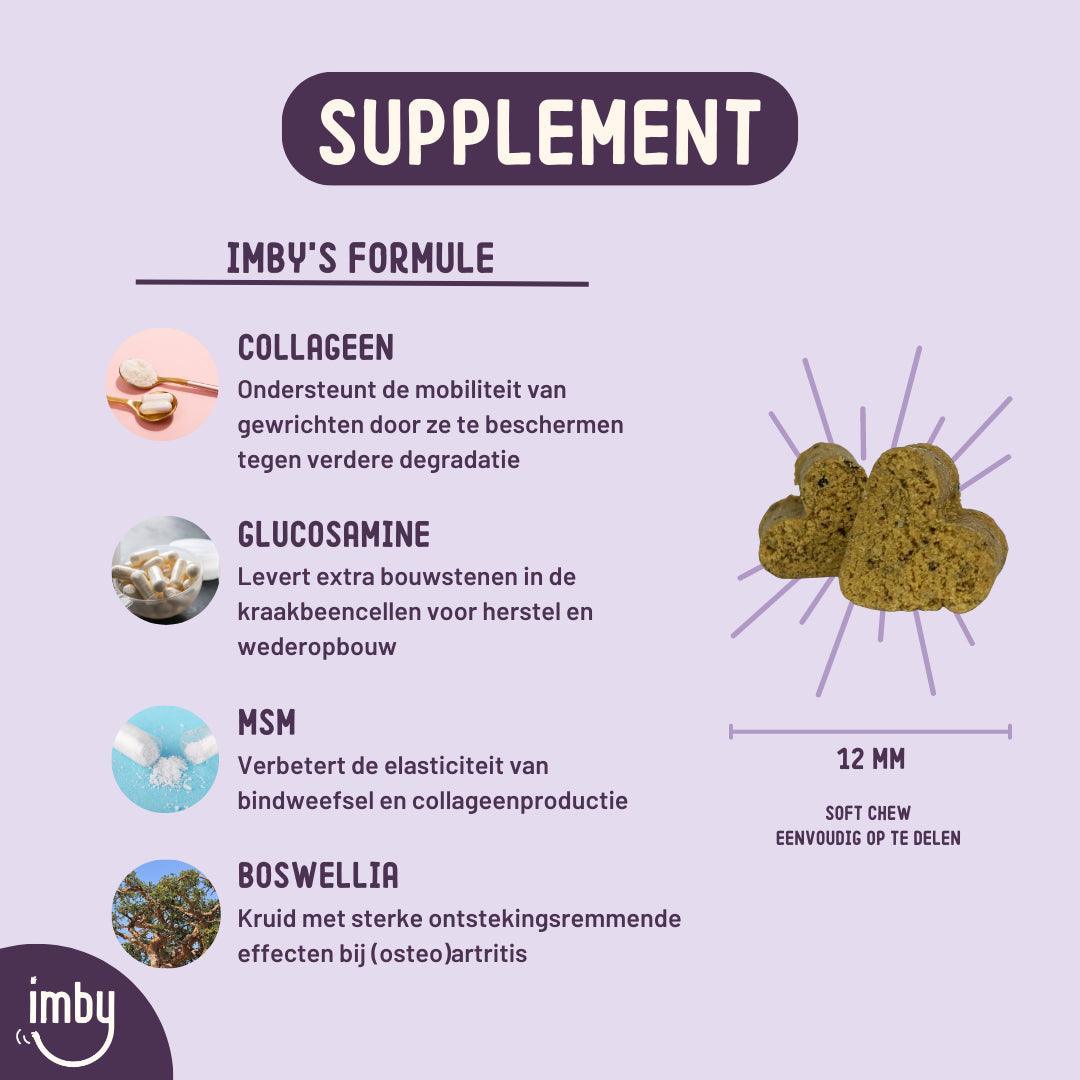 Imby Hip and Joint Supplement - Gewrichten - IMBY - VeganHondenvoer.nl