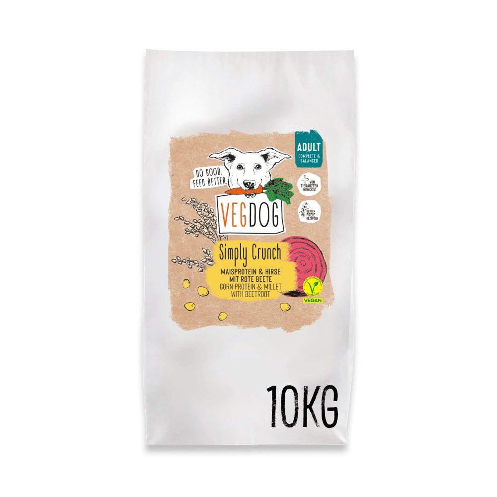 SIMPLY CRUNCH Droogvoer - VEGDOG - VeganHondenvoer.nl