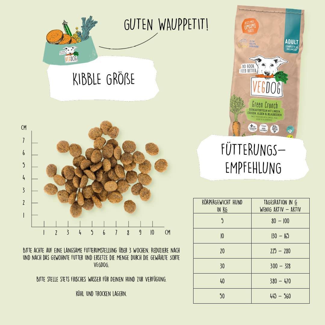 GREEN CRUNCH droogvoer - VEGDOG - VeganHondenvoer.nl