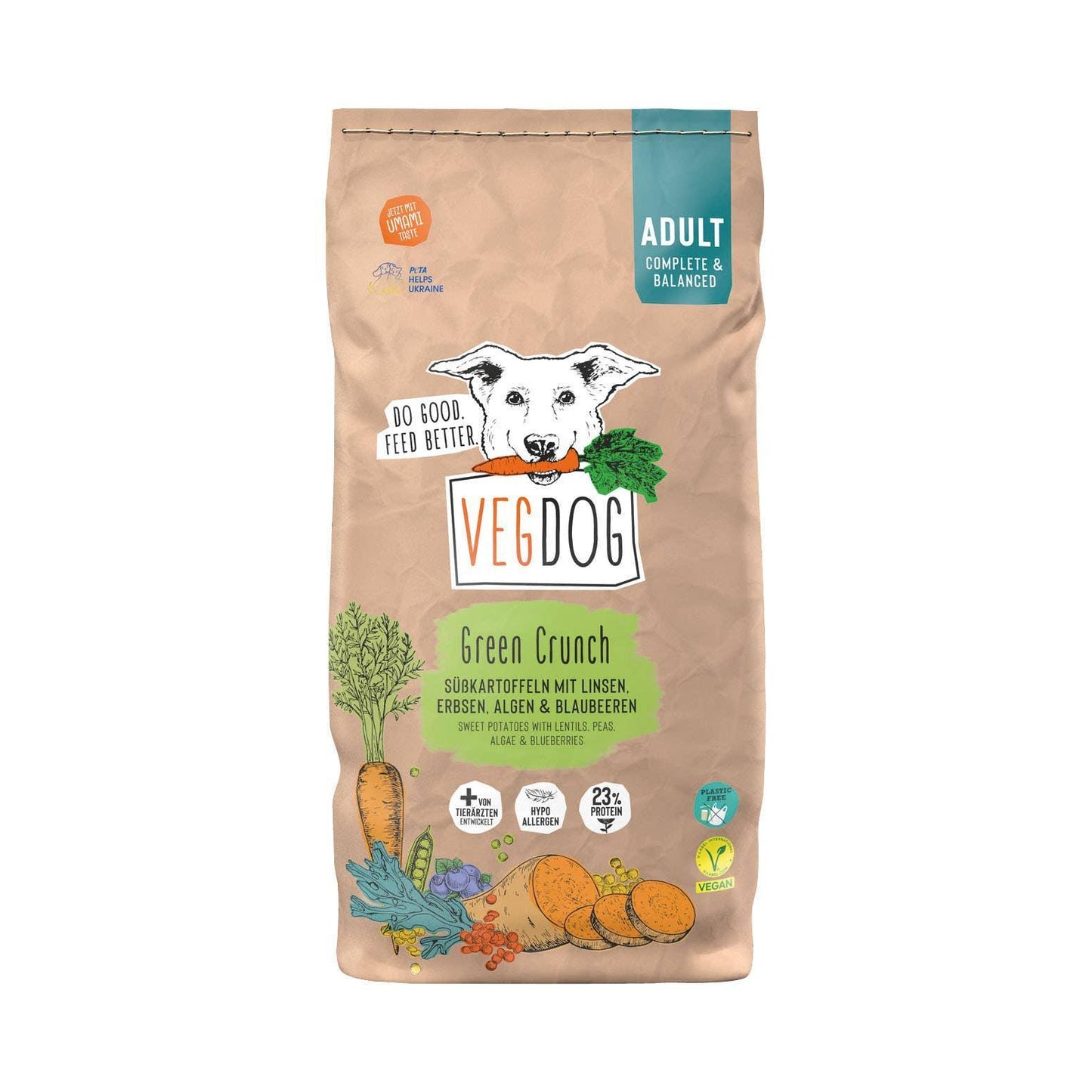 GREEN CRUNCH droogvoer - VEGDOG - VeganHondenvoer.nl