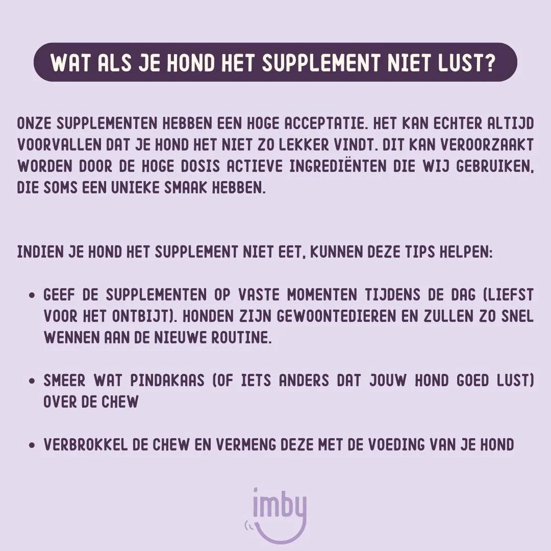 Imby Hip and Joint Supplement - Gewrichten - IMBY - VeganHondenvoer.nl
