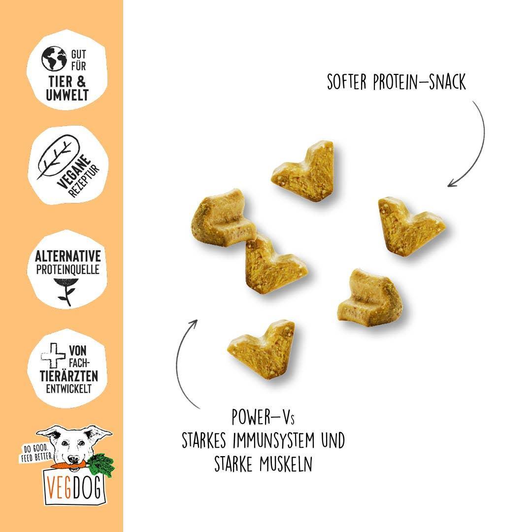VEGGIES immune 125 g - VEGDOG - VeganHondenvoer.nl