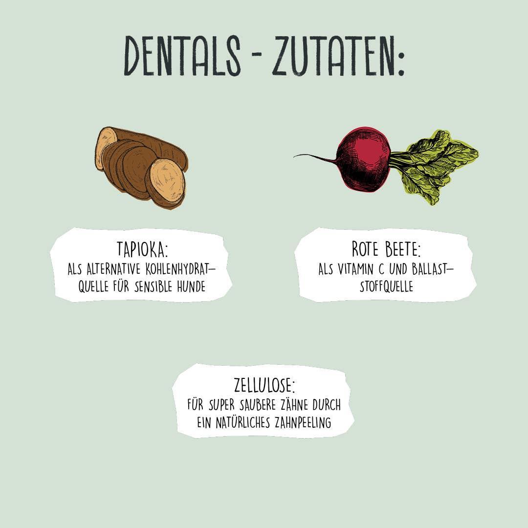 TANDHEELKUNDIGE PRODUCTEN 120 g - VEGDOG - VeganHondenvoer.nl