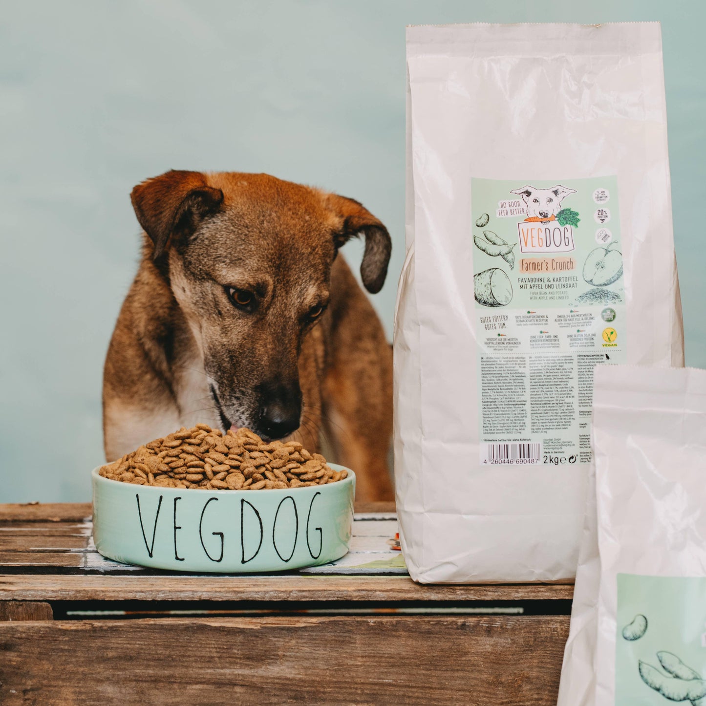FARMER'S CRUNCH droogvoer - VEGDOG - VeganHondenvoer.nl
