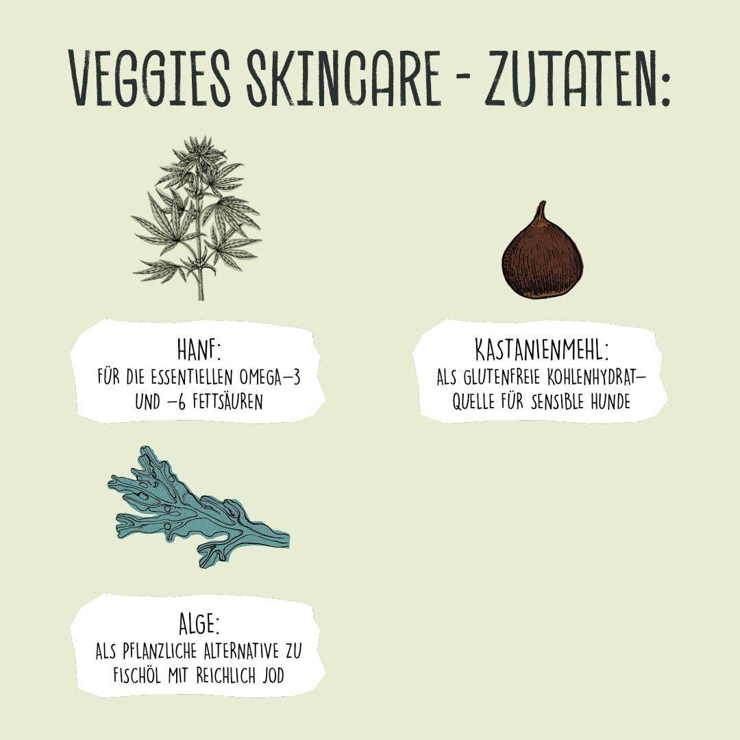 VEGGIES huidverzorging 125g - VEGDOG - VeganHondenvoer.nl