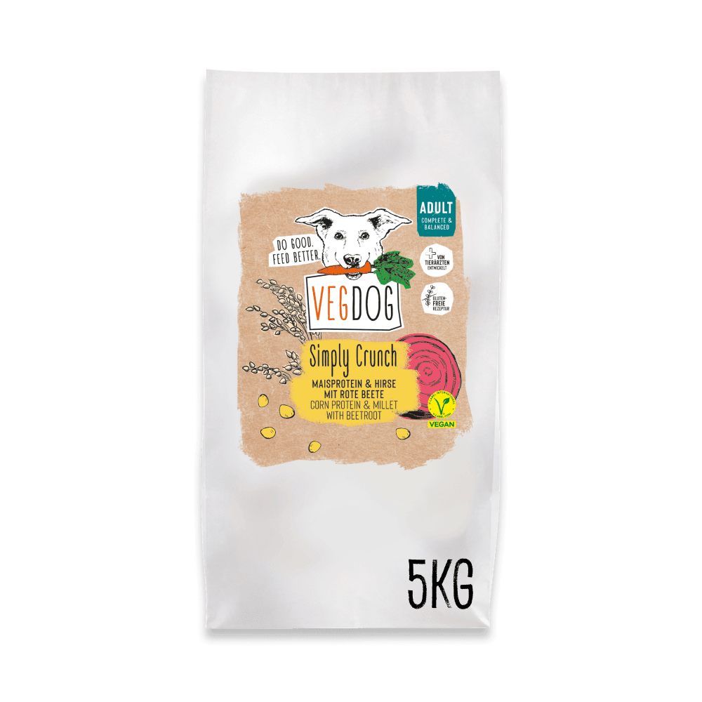 SIMPLY CRUNCH Droogvoer - VEGDOG - VeganHondenvoer.nl