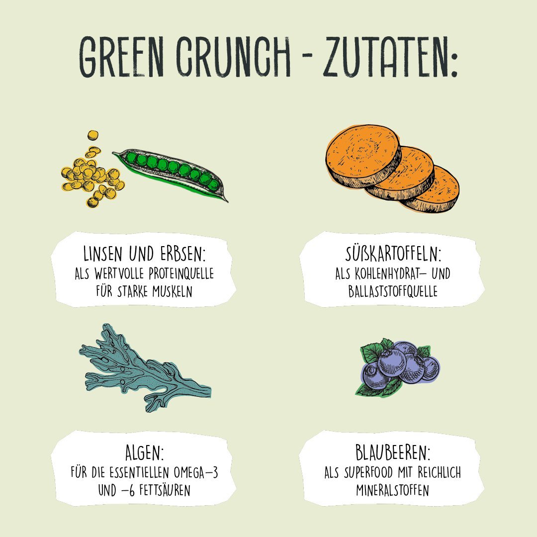 VEGDOG GREEN CRUNCH Vegan Hondenvoer